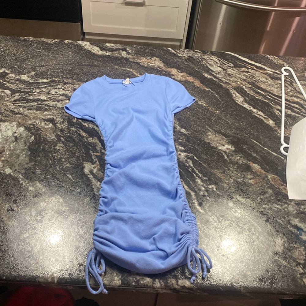 blue snatching dress!